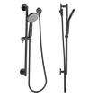 Shower on Rail in Black