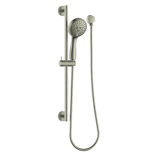 Shower on Rail 3 Function in Brushed Nickel