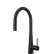 Essente 316 Stainless Steel Goose Neck Pull Out Mixer in Brushed Black