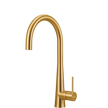 Essente 316 Stainless Steel Goose Neck Mixer in Brushed Gold