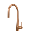 Essente 316 Stainless Steel Goose Neck Pull Out Mixer in Copper
