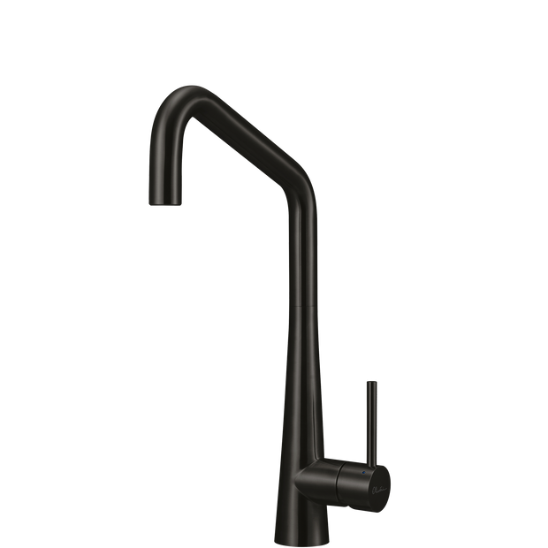 Essente 316 Stainless Steel Square Goose Neck Mixer in Brushed Black
