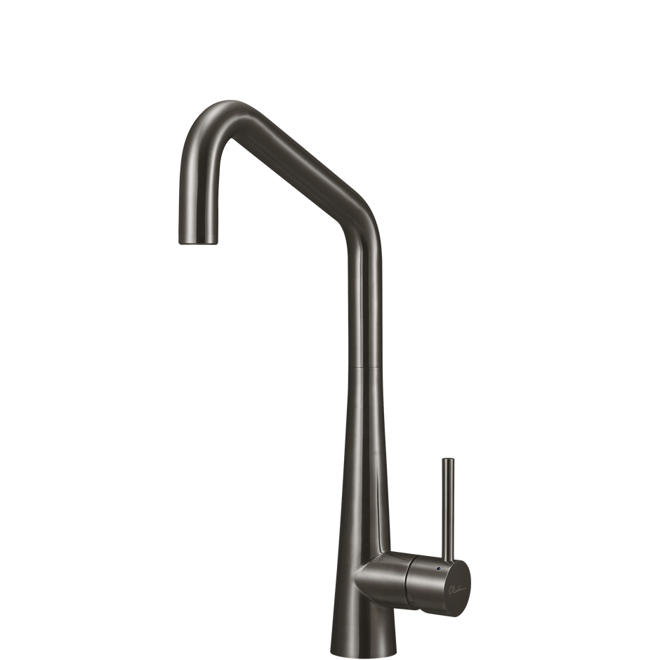 Essente 316 Stainless Steel Square Goose Neck Mixer in Gunmetal
