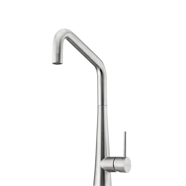 Essente 316 Stainless Steel Square Goose Neck Mixer in Stainless Steel