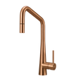 Essente 316 Stainless Steel Square Goose Neck Pull Out Mixer in Copper
