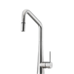 Essente 316 Stainless Steel Square Goose Neck Pull Out Mixer in Stainless Steel