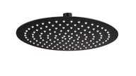Stainless Steel Round Shower Head 300mm - matte-black