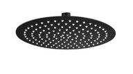 Stainless Steel Round Shower Head 300mm Matte Black
