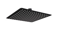 Stainless Steel Square Shower Head 300mm - matte-black