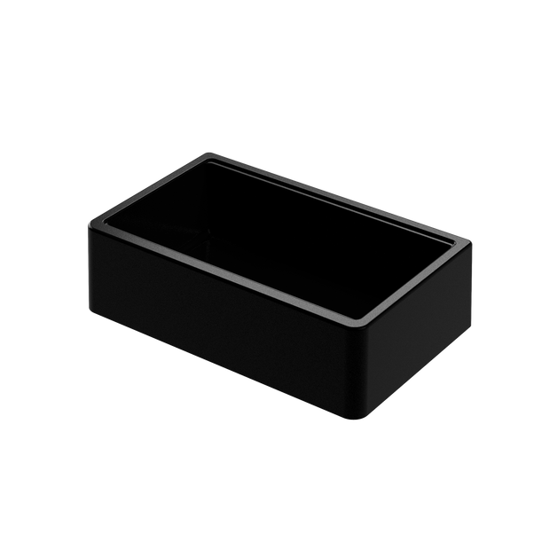 Santorini Farmhouse Undermount Sink in Black