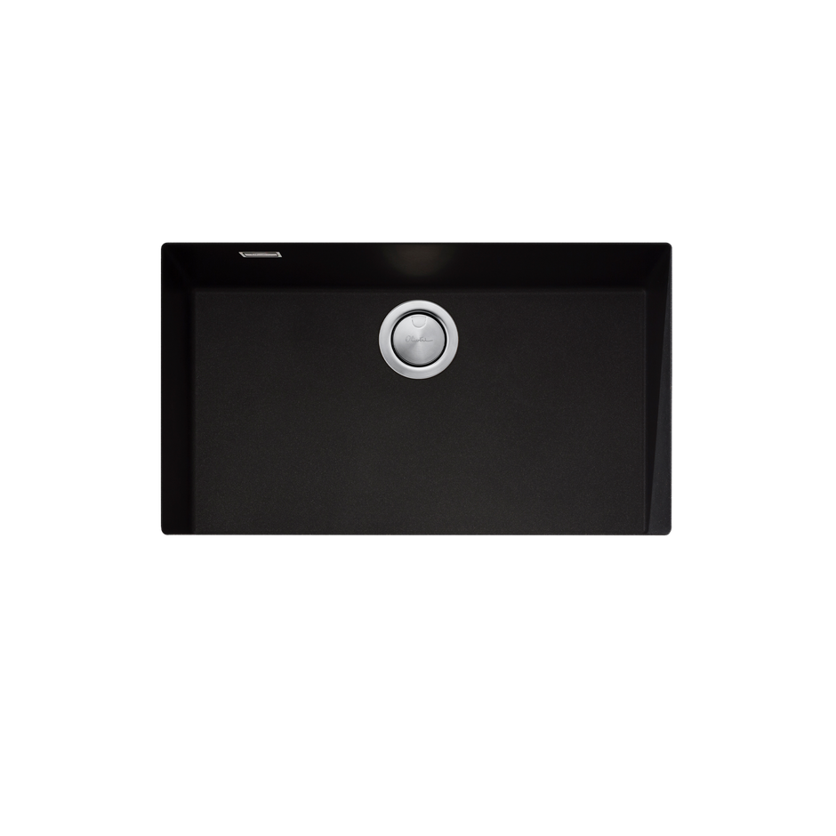 Santorini Black Mega Bowl Undermount Sink