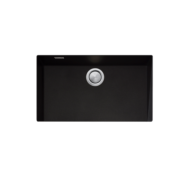 Santorini Black Mega Bowl Undermount Sink