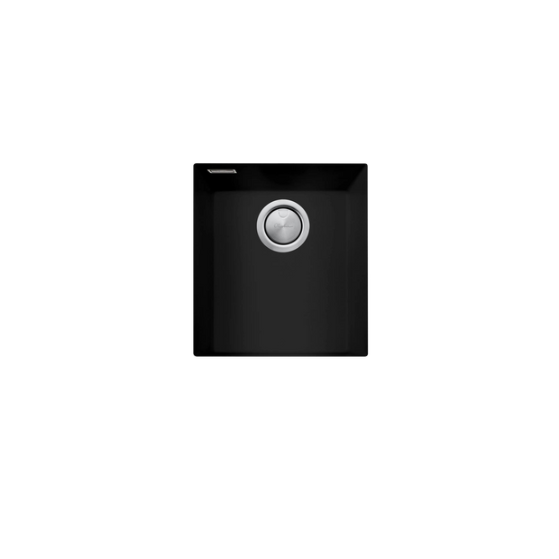Santorini Standard Bowl Undermount Sink in Matte Black