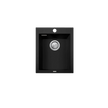 Santorini Standard Bowl Topmount Sink in Matte Black