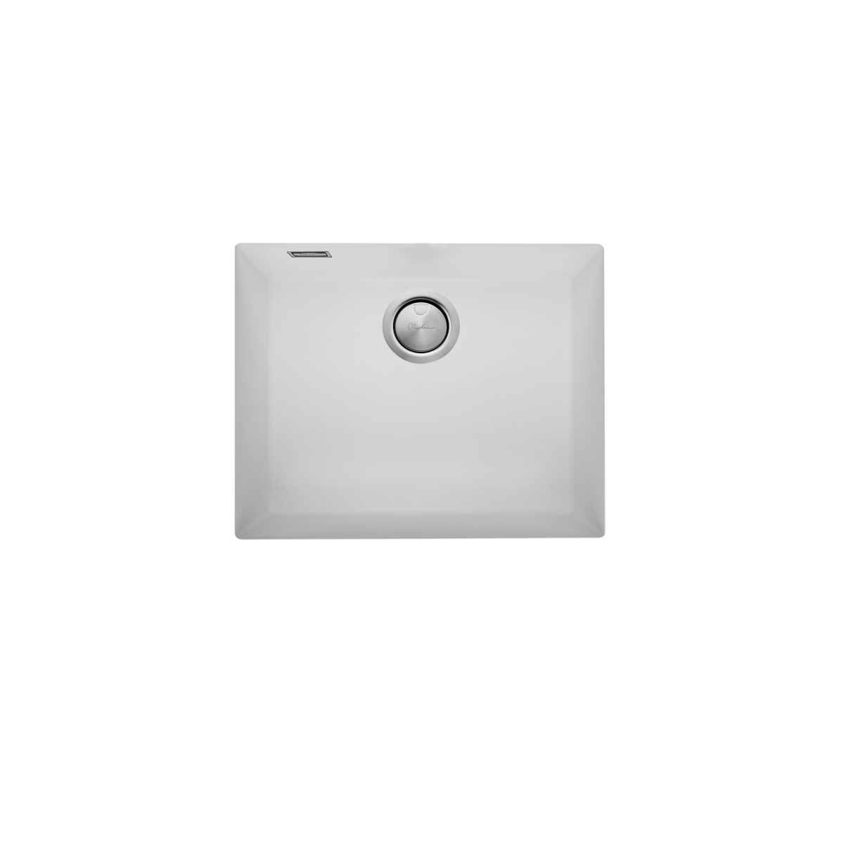 Santorini Large Bowl Undermount Sink in White