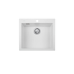 Santorini Large Bowl Topmount Sink in White