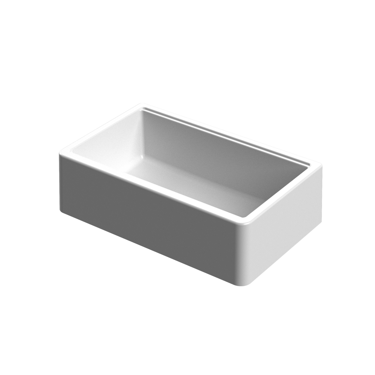 Santorini Farmhouse Undermount Sink in White