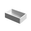 Santorini Farmhouse Undermount Sink in White