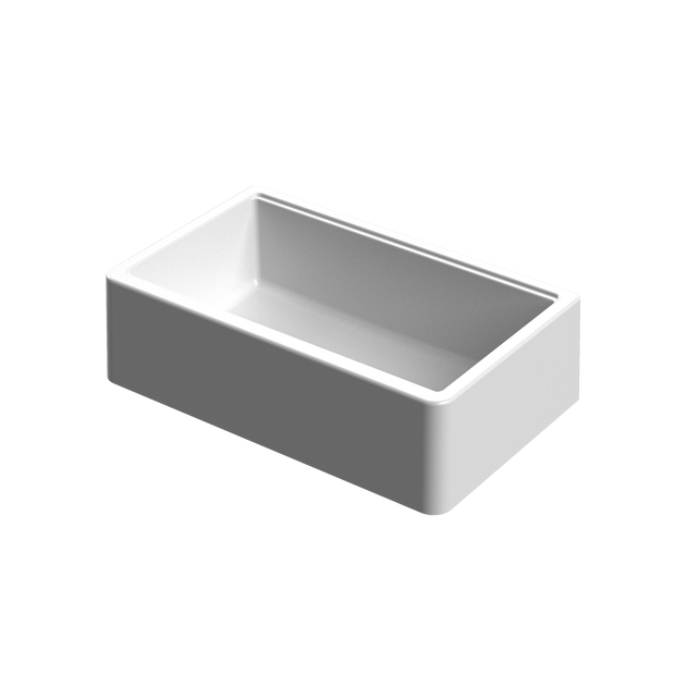 Santorini Farmhouse Undermount Sink in White