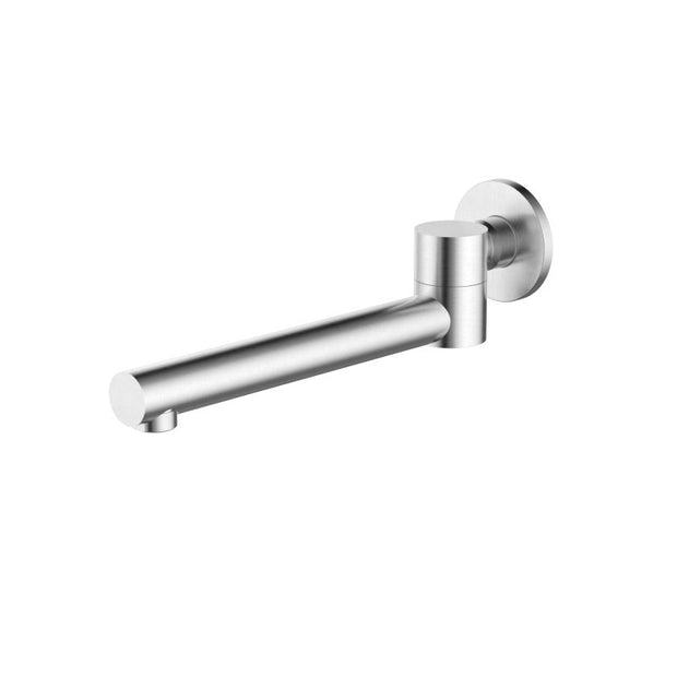 Star Swivel Bath Spout - brushed-chrome