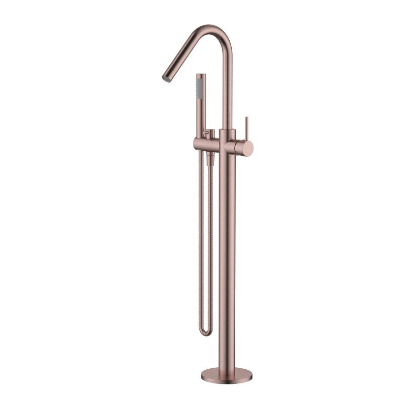 Star Freestanding Bath Mixer With Hand Shower - dusk