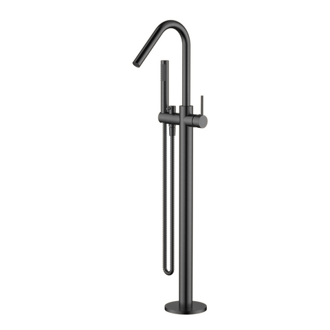 Modern National Star Freestanding Bath Mixer With Hand Shower