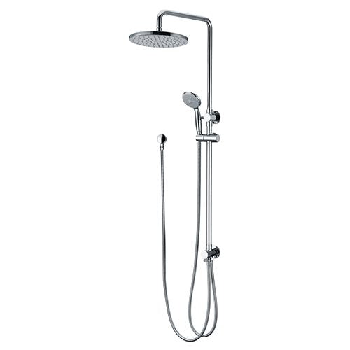 Star Twin Hose Shower Column Set - chrome