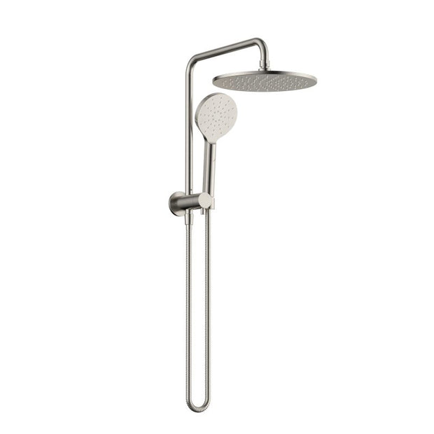 Star Compact Half Shower Column Set - brushed-nickel