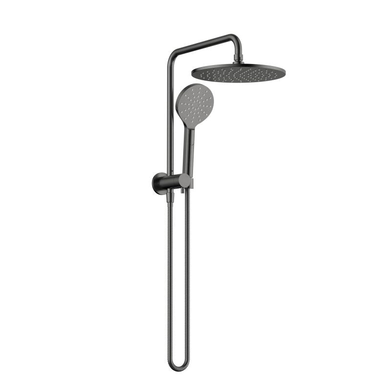 Star Compact Half Shower Column Set - gun-metal