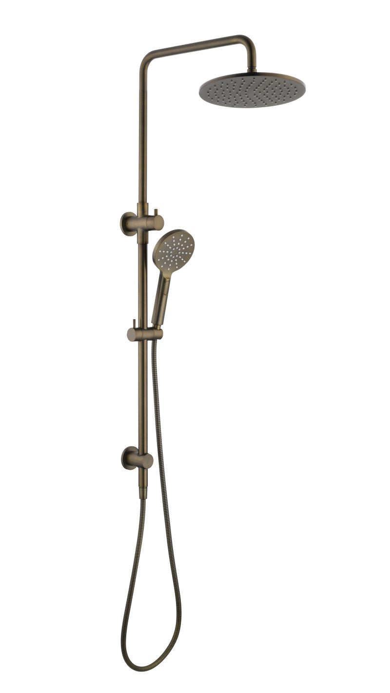 Star Luxury Shower Column Set - antique-brass