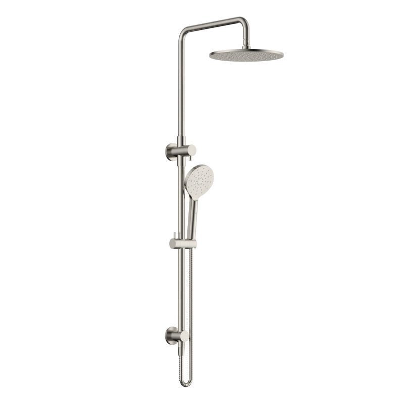 Star Luxury Shower Column Set - brushed-nickel