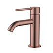 Star Mini Basin Mixer Curved Spout - champagne