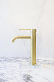 Star Mini Mid-Rise Basin Mixer Curved Spout