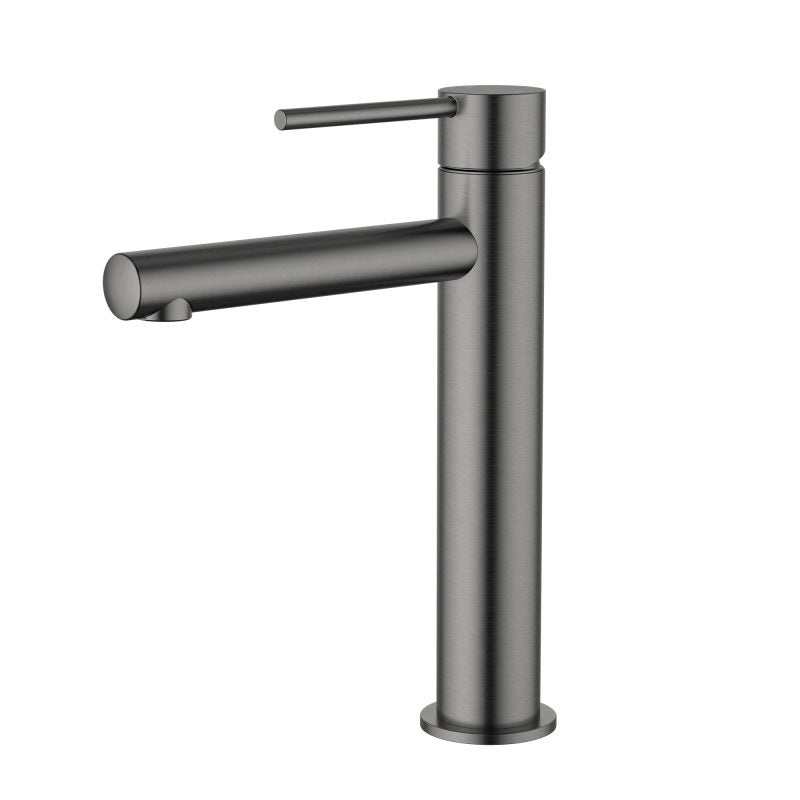 Star Mini Mid Rise Basin Mixer - gun-metal