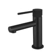 Star Mini Basin Mixer With Knurled Handle - matte-black