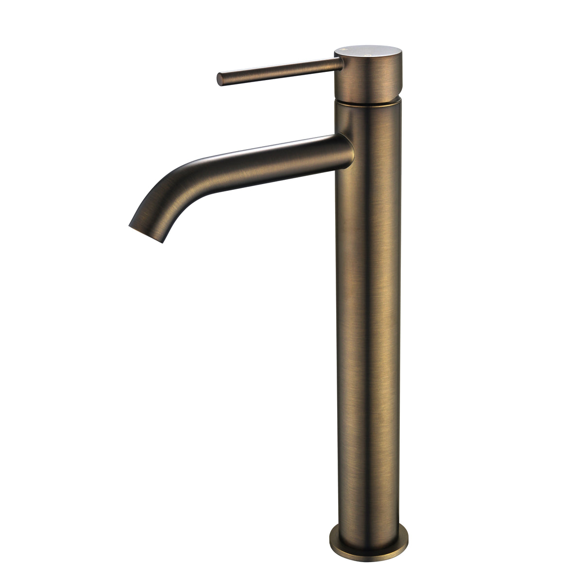 Modern National Star Mini High Rise Basin Mixer Curved Spout
