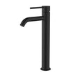 Star Mini High Rise Basin Mixer Curved Spout - matte-black