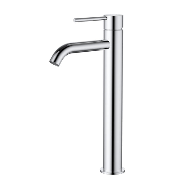 Star Mini High Rise Basin Mixer Curved Spout