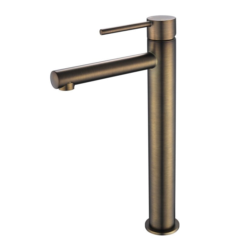 Star Mini High Rise Basin Mixer - antique-brass