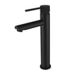 Star Mini High Rise Basin Mixer With Knurled Handle - matte-black