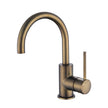 Star Mini Basin/Kitchen Mixer - antique-brass
