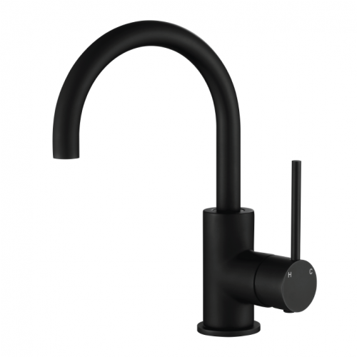 Star Mini Basin/Kitchen Mixer - matte-black