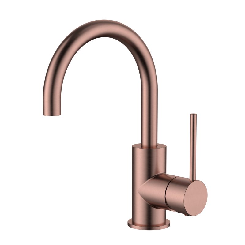Star Mini Basin/Kitchen Mixer - champagne