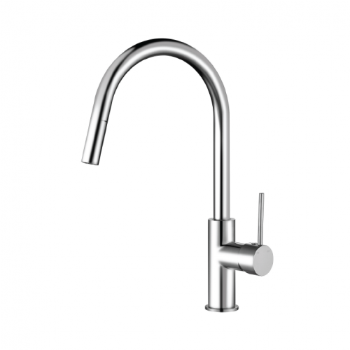 Star Mini Pull-Out Kitchen Mixer in Chrome