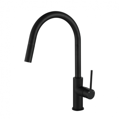 Star Mini Pull-Out Kitchen Mixer - matte-black