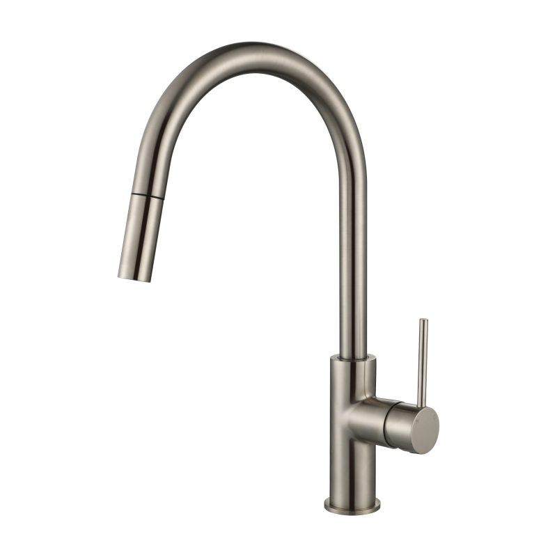 Star Mini Pull-Out Kitchen Mixer - brushed-nickel