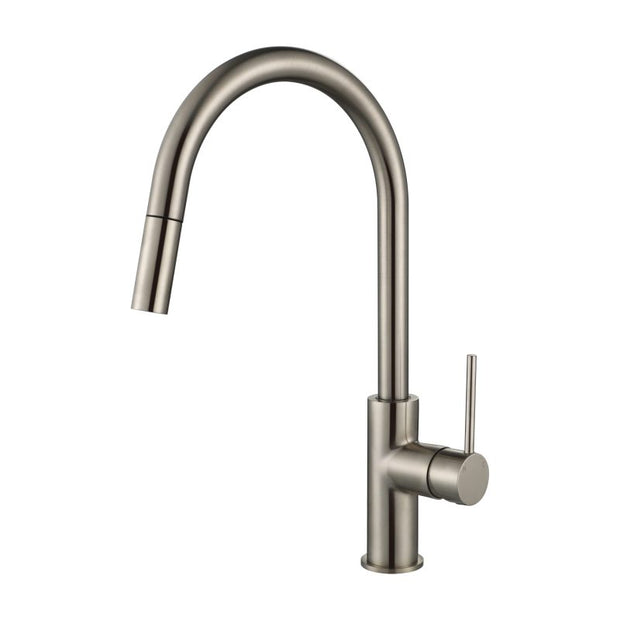 Star Mini Pull-Out Kitchen Mixer - brushed-nickel