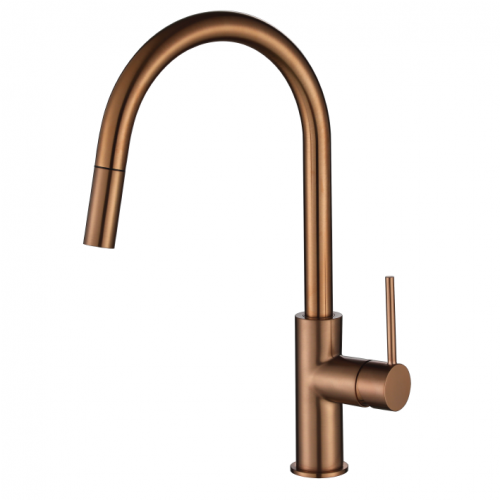 Star Mini Pull-Out Kitchen Mixer Champagne