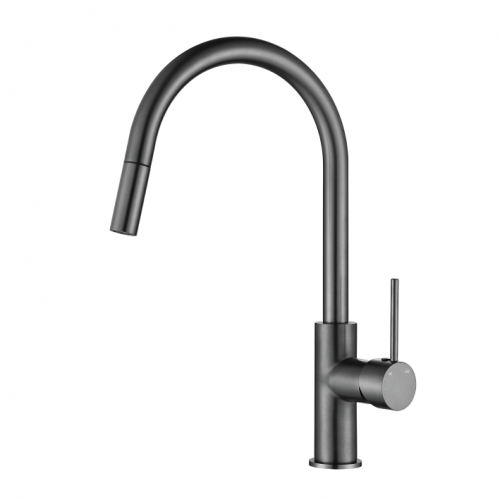 Star Mini Pull-Out Kitchen Mixer - gun-metal