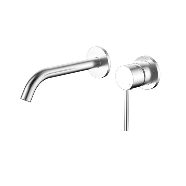 Star Mini Wall Combination Small Backplate Brushed Chrome
